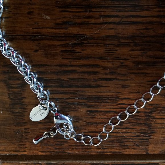 Lia Sophia Necklace with Pink/Rose Gold Pendant - Picture 4 of 4